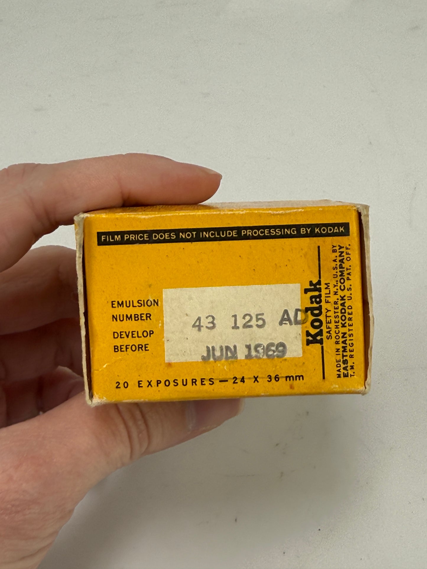 Kodak Ektachrome Infrared Aero Film 8443 20-Exposure 35mm Aerochrome