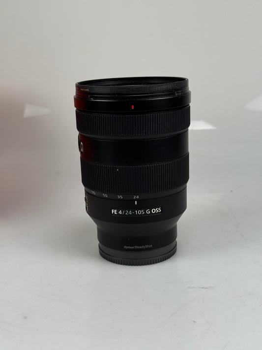 Sony FE 24-105mm f4 G OSS E-Mount Camera Lens - Black