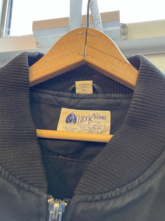 Vintage Lucky Brand Corp Too Tough To Die Jacket Men's Size XL Steelers NFL