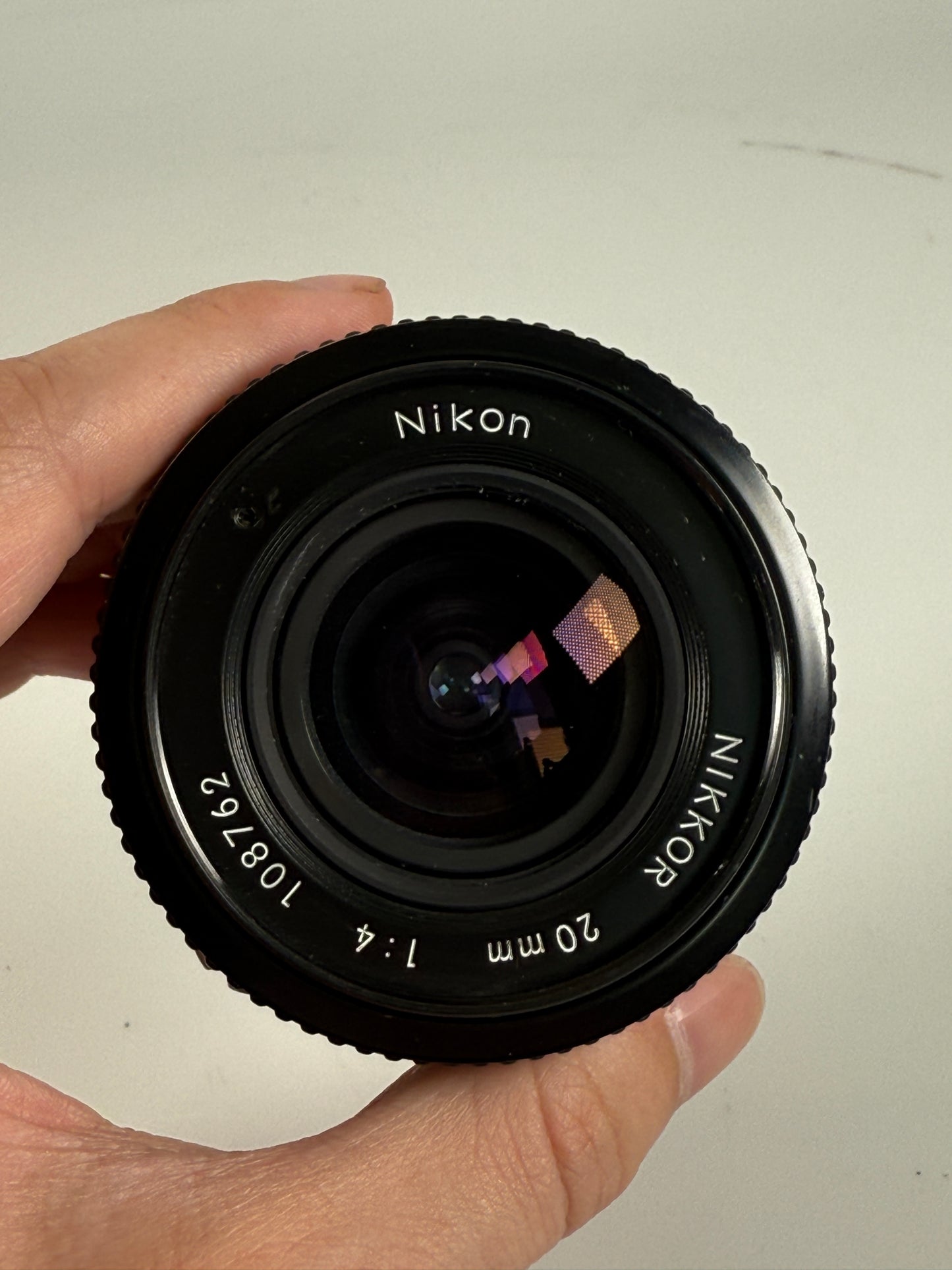 Nikon Nikkor 20mm F4 Ai Manual Focus Lens