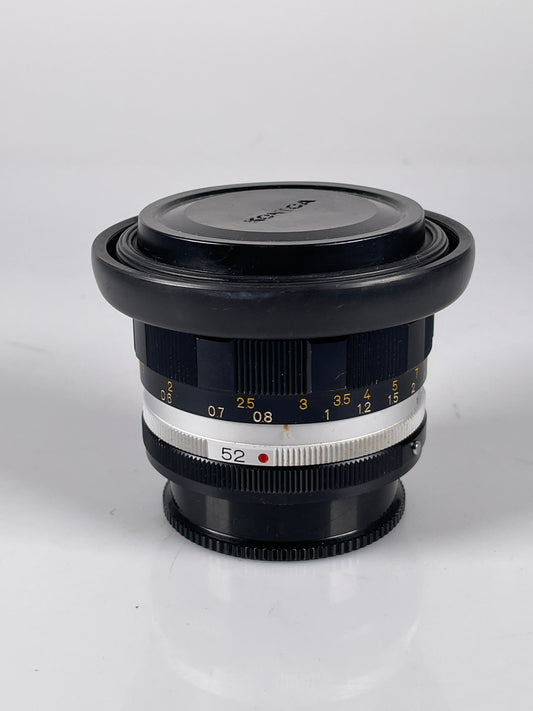 Konica Hexanon AR 52mm f1.8 MF Prime Lens Konica AR Mount