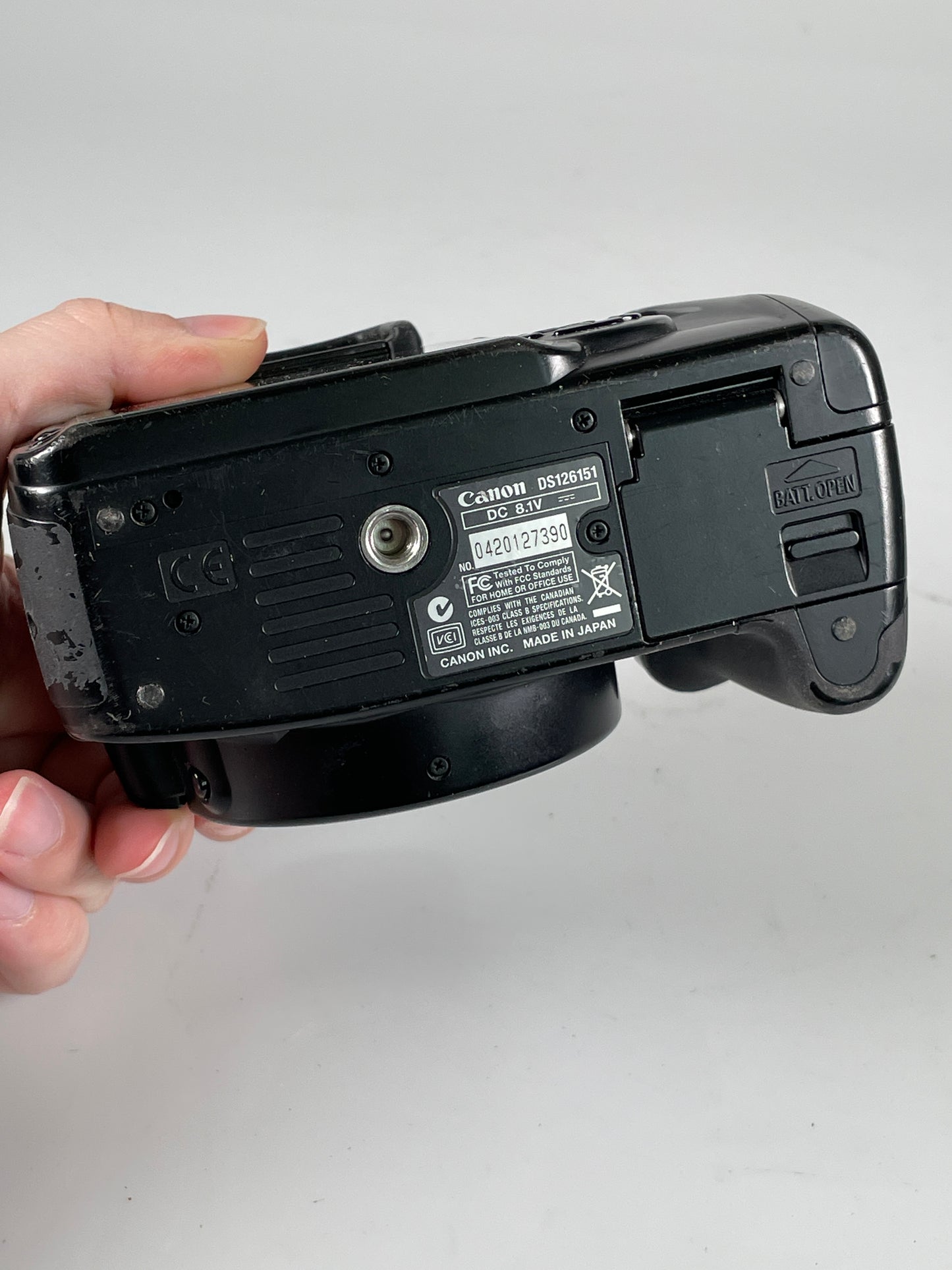 Canon EOS Rebel XTi 10.1MP Digital SLR Camera Body Black