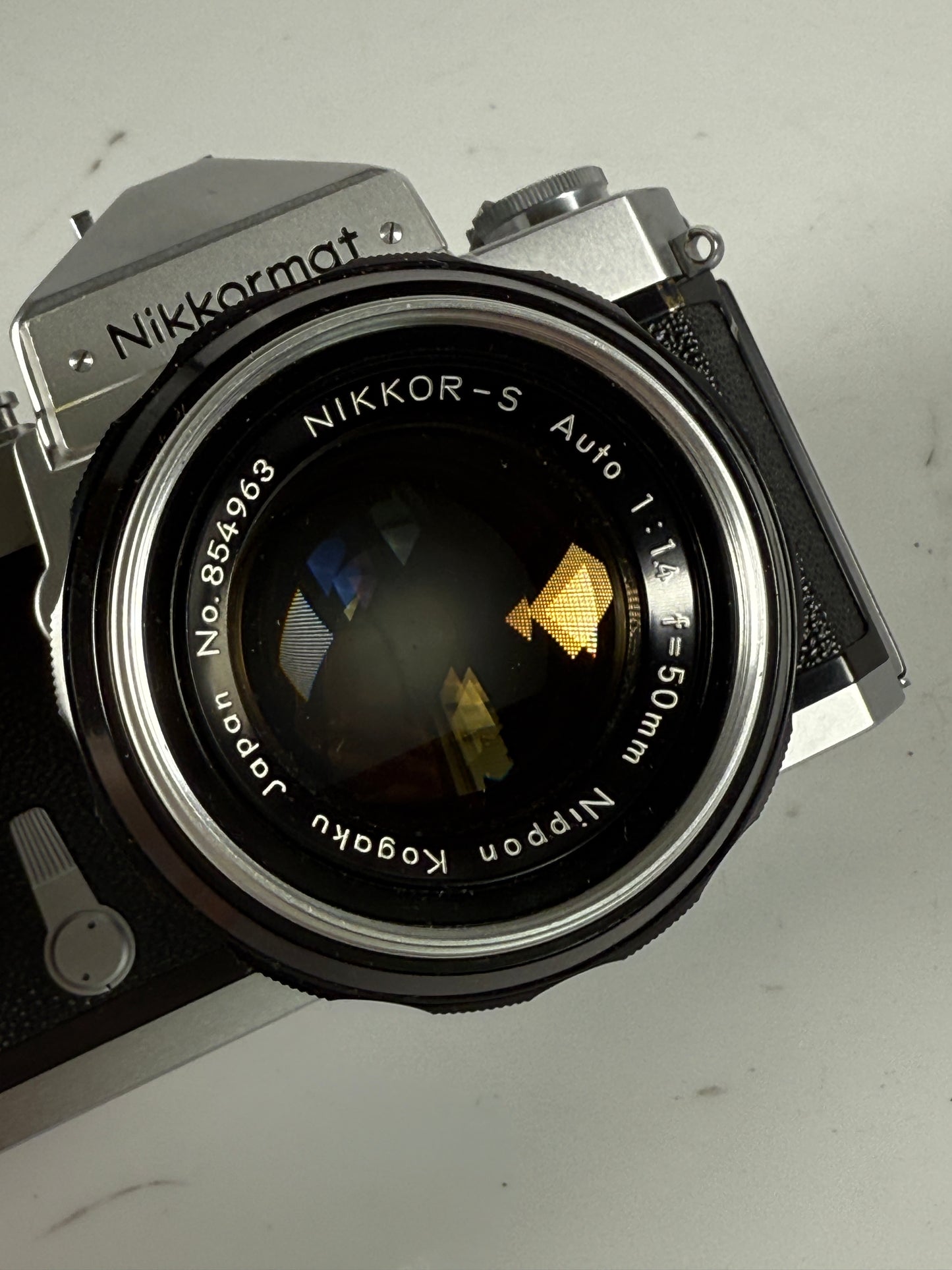 Nikon Nikkormat FT 35mm SLR Film Camera with Nikkor 50 f1.4 Lens kit