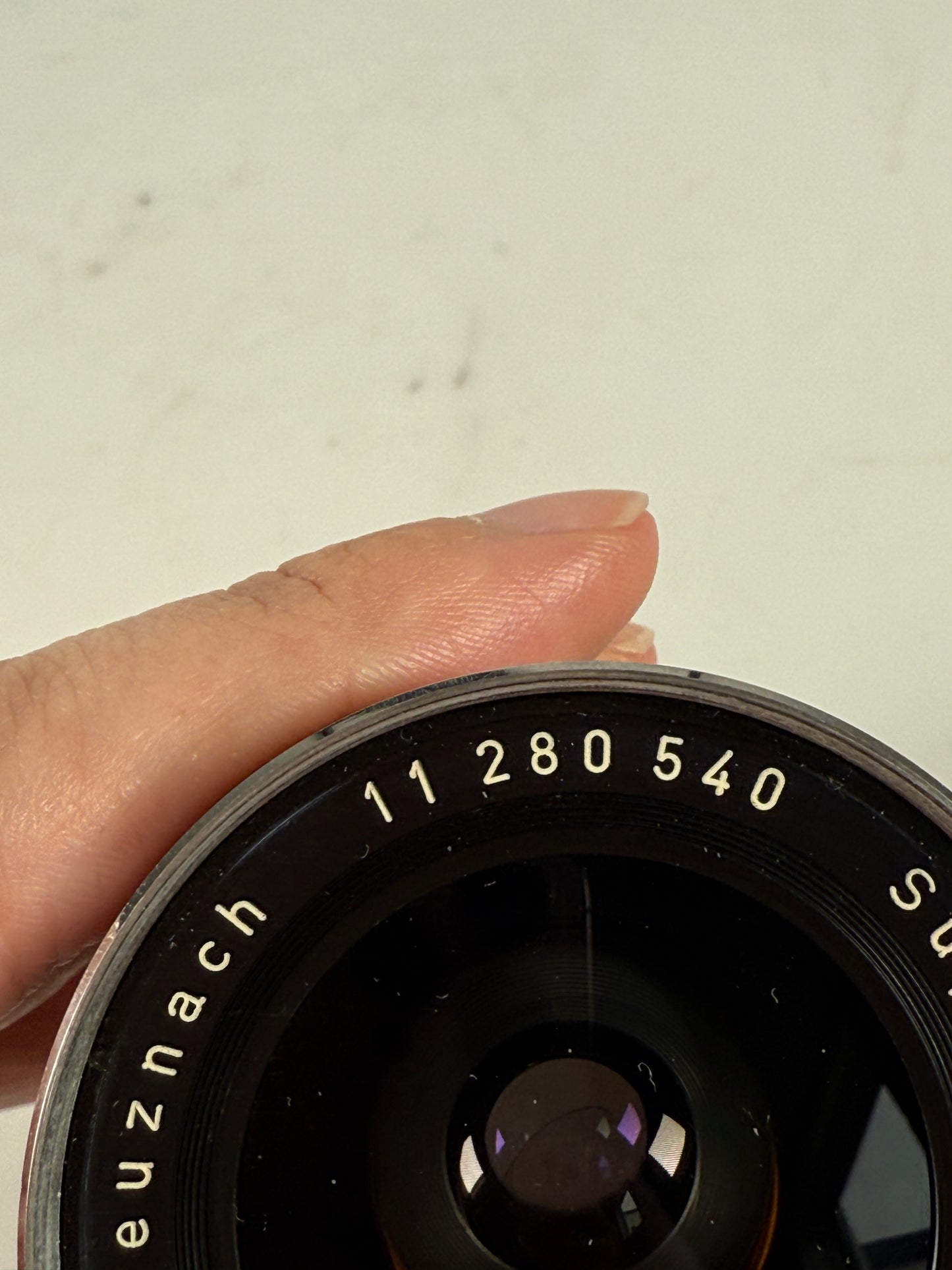 Schneider Super Angulon 65mm F8 lens in Compur #00
