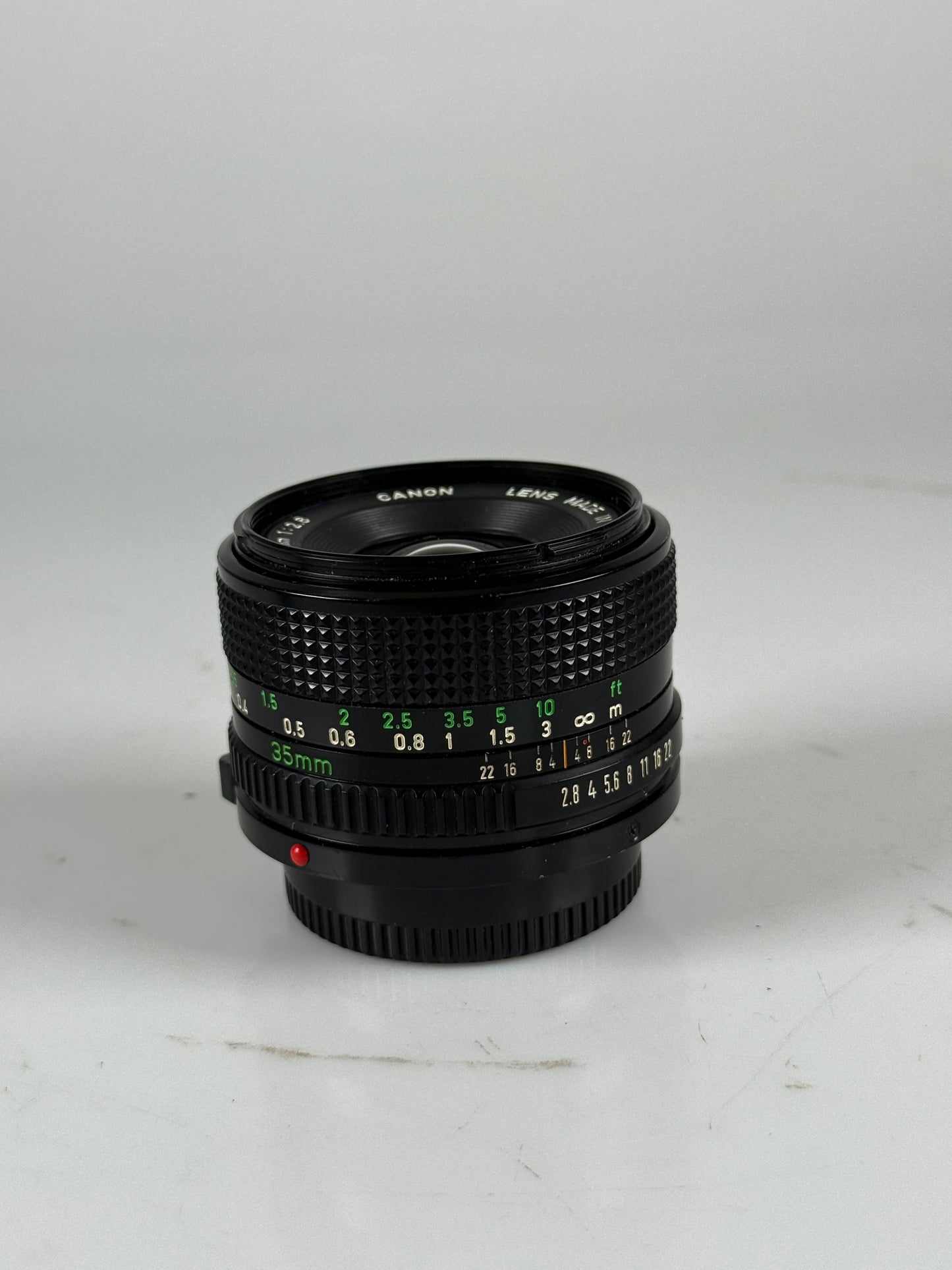 Canon 35mm f2.8 NFD camera lens wide angle