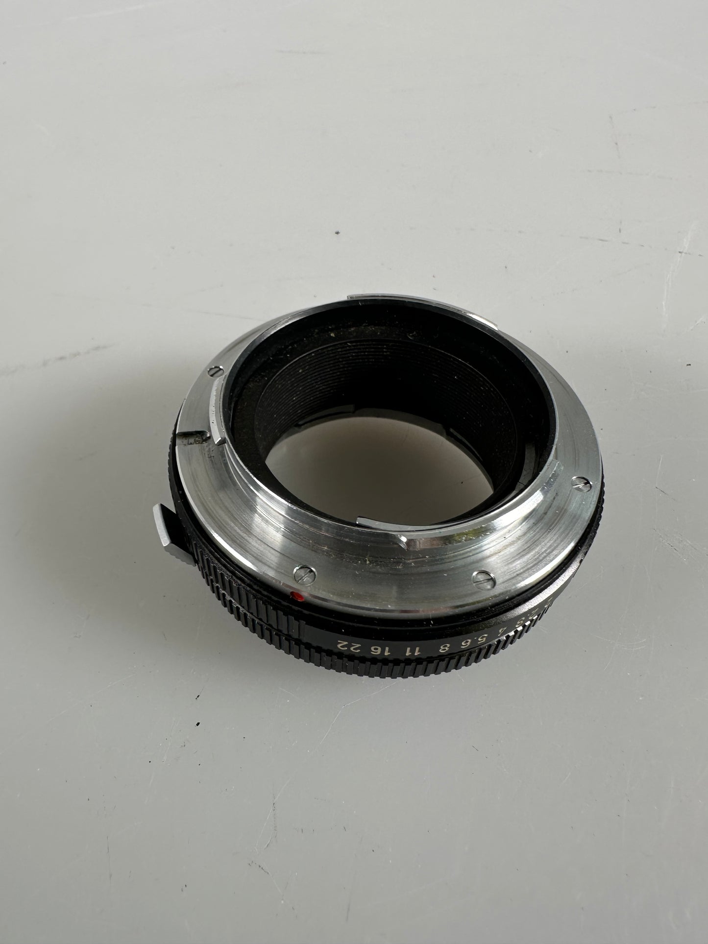 Leica Leitz 14127F Black M to R Lens Adapter