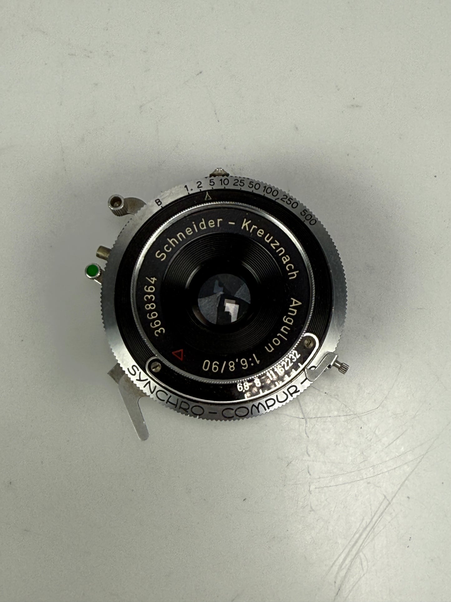 Schneider Kreuznach 90mm f6.8 Angulon Synchro-Compur B Shutter
