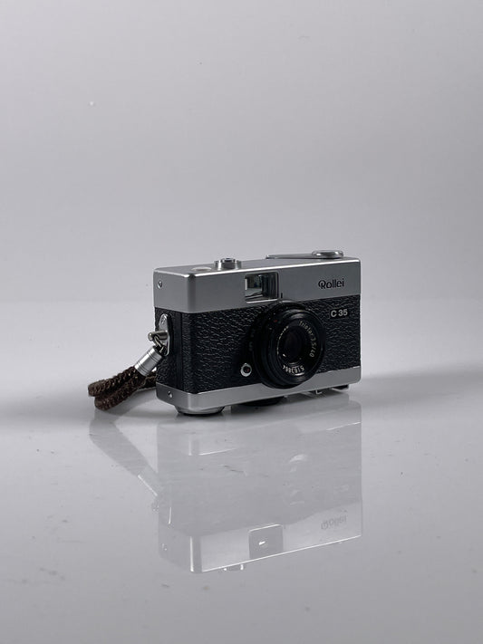 Rollei C35 40mm Triotar f3.5 Lens Chrome - FilmFurbish