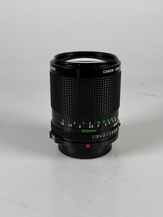 Canon FD 100mm f2 Lens FDn
