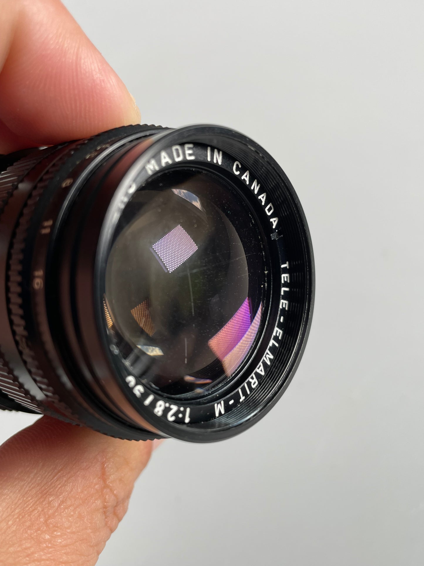 Leica 90mm f2.8 Tele-Elmarit-M Lens "Thin" Black