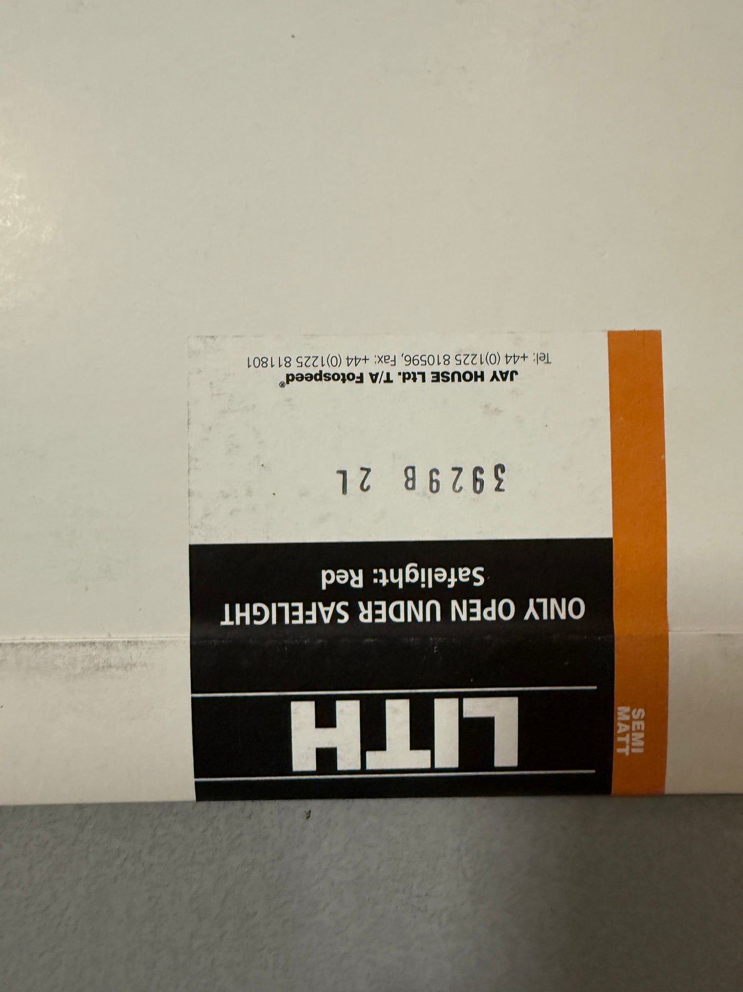 Fotospeed Lith Fibre 12x16" Photo Paper 10 sheets unopened NOS