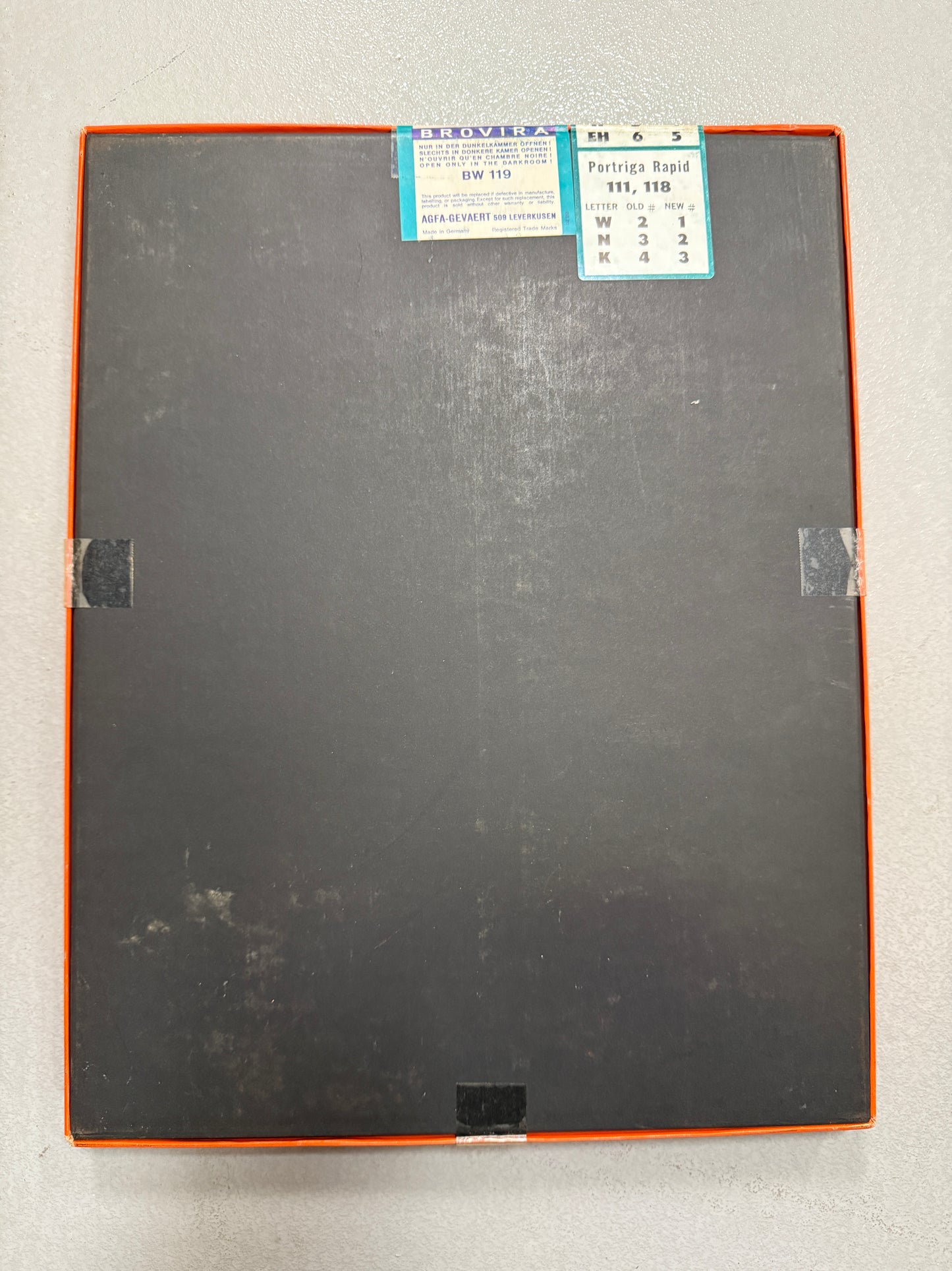 Agfa Brovira Photo Paper 50 Sheets 11x14 inch BW 119 1