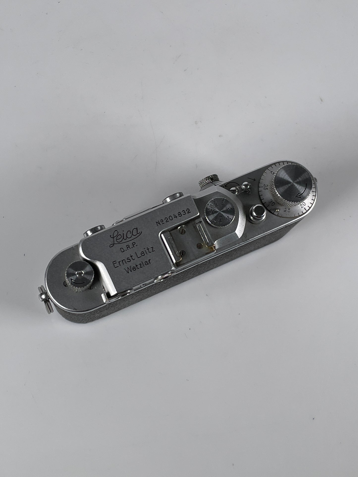 Leica III Model F 35mm Film Rangefinder Chrome Camera Body