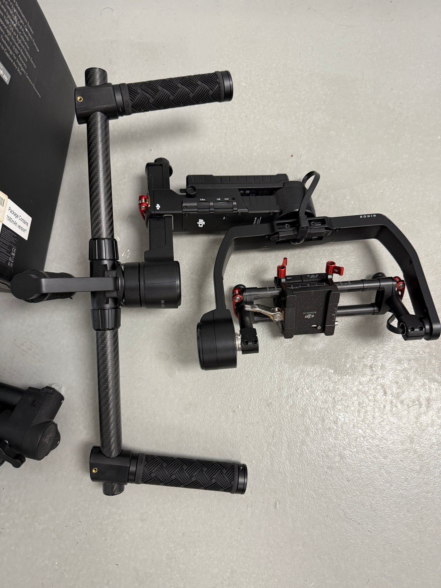 DJI RONIN M R-6 handheld 3-Axis Gimbal Stabilizer with 2 batteries