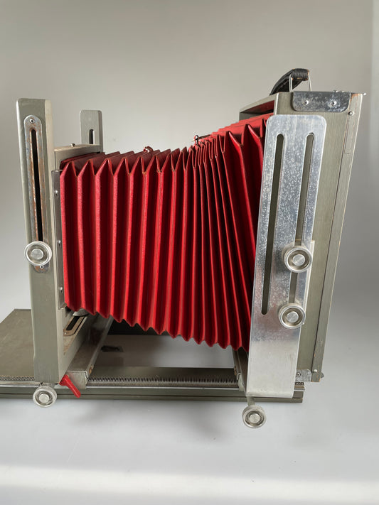 8x10 Burke & James wooden View Camera with 4x5 reducing back only