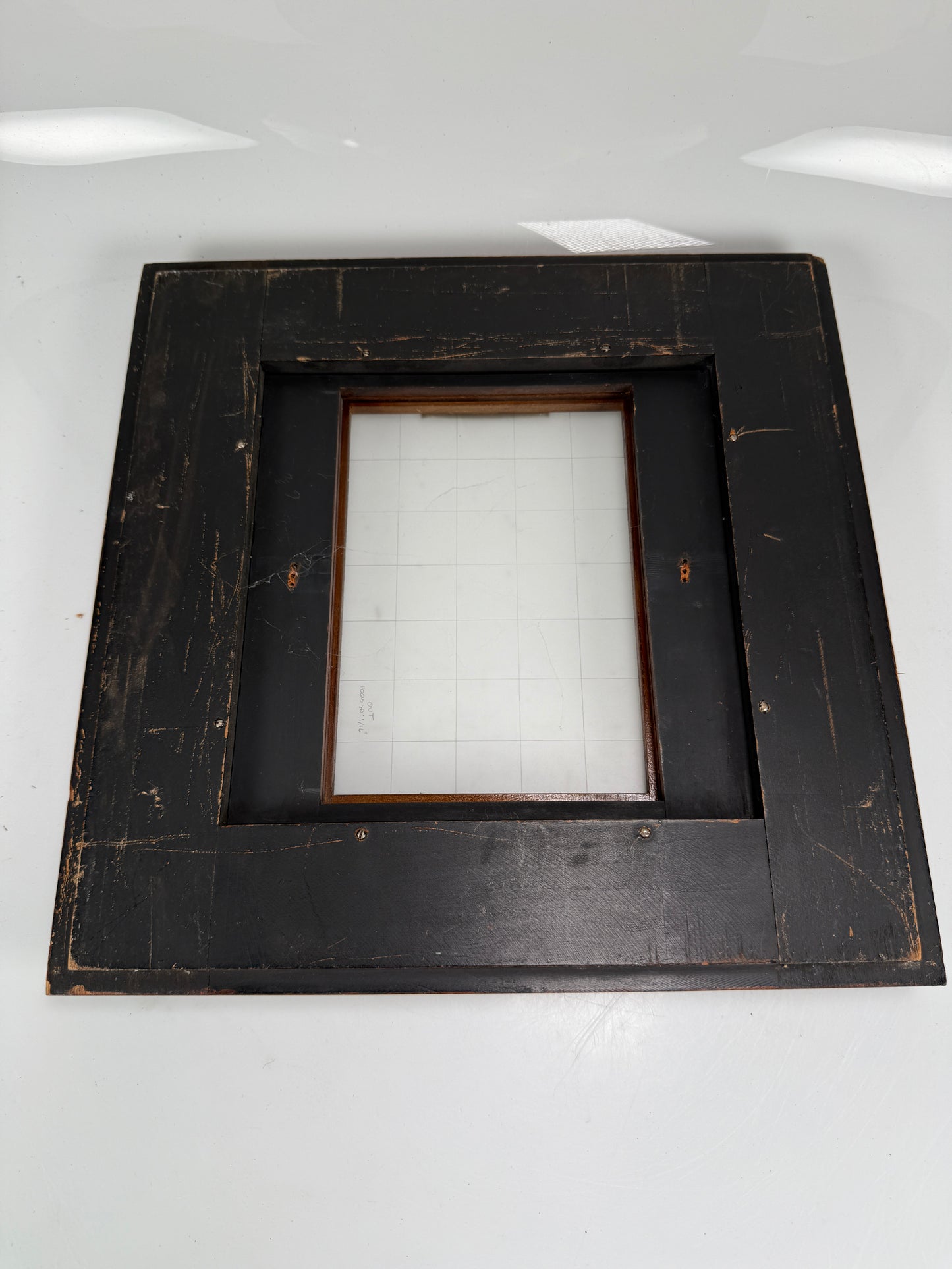Wooden large format camera 8x10 to 5x7 reducing Ground Glass Back camera Gundlach