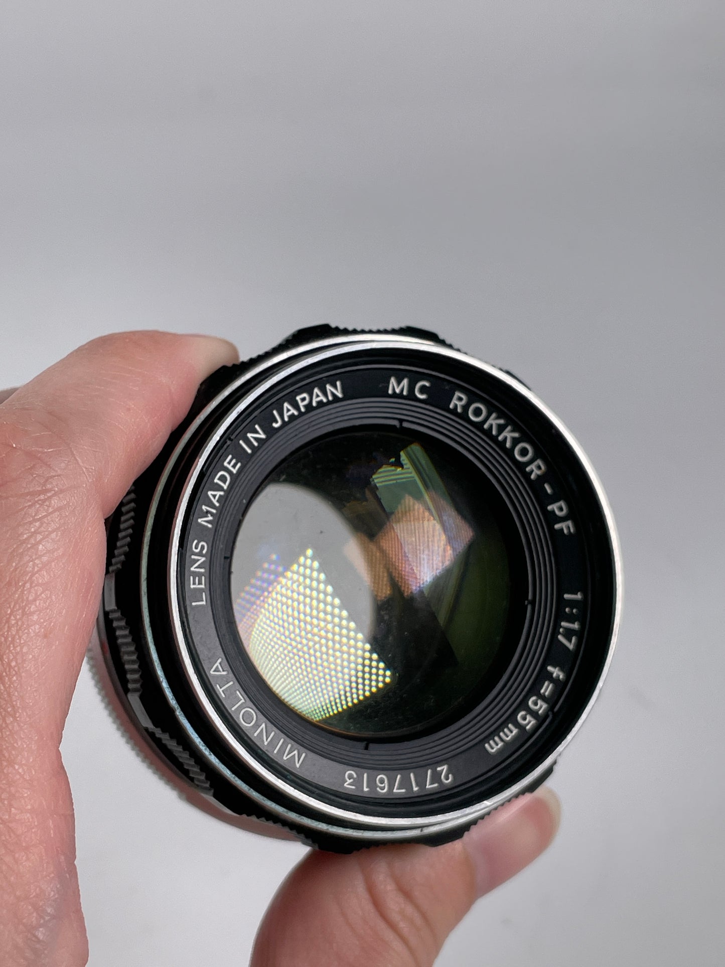 Minolta MC 55mm f1.7 Rokkor PF Lens