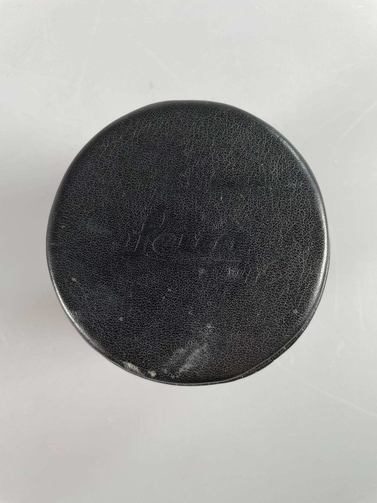 Leica E. Leitz Black Leather Lens Case