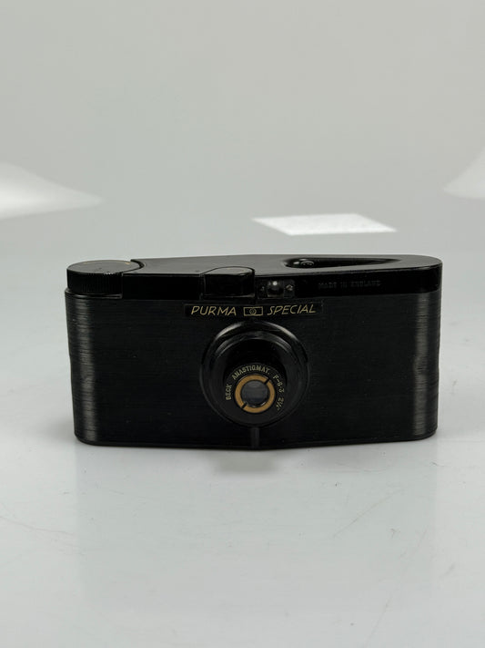 Vintage PURMA SPECIAL Camera - 127 Film - Art Deco - Bakelite, W/ cap