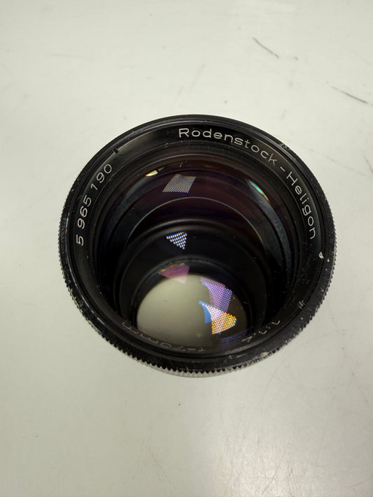 Rodenstock Heligon 70mm f1.4 Lens Arriflex ST Mount cinema