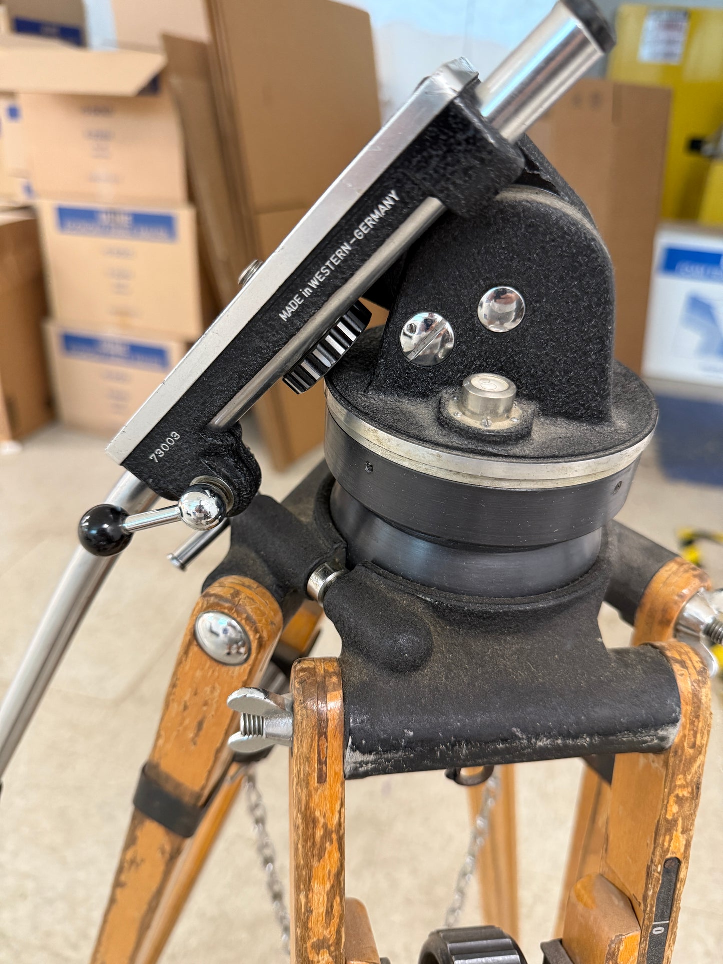 Arri wooden tripod with tilt head RARE vintage