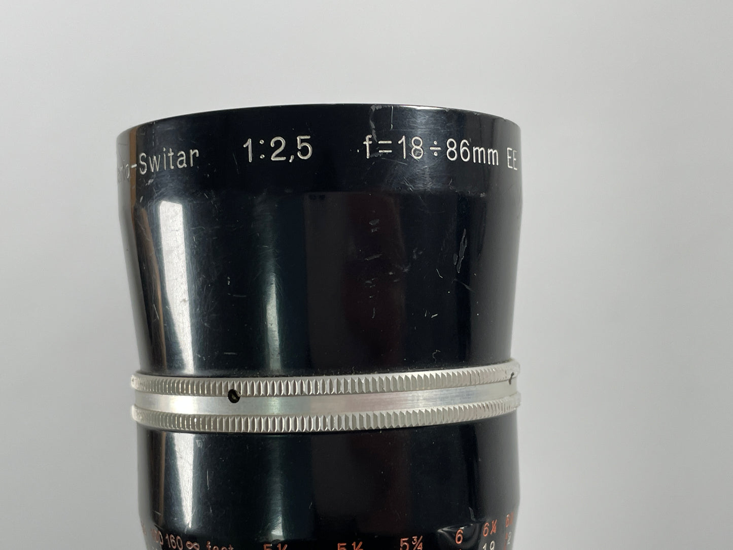 Kern-Paillard H16 RX EE 18-86mm vario switar Lens Bolex C mount lens