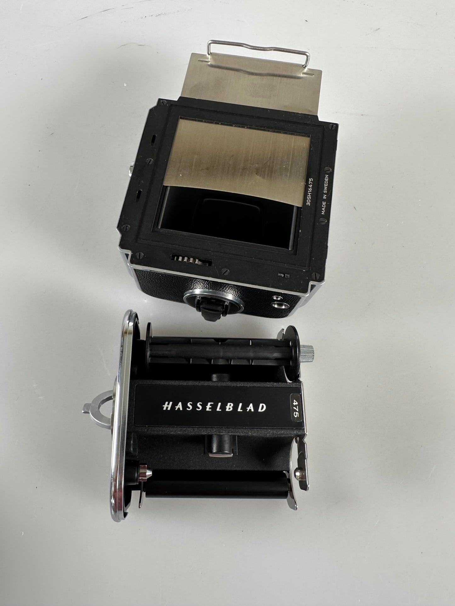Hasselblad A12 Type IV 120 6x6 Film Back Holder Magazine chrome