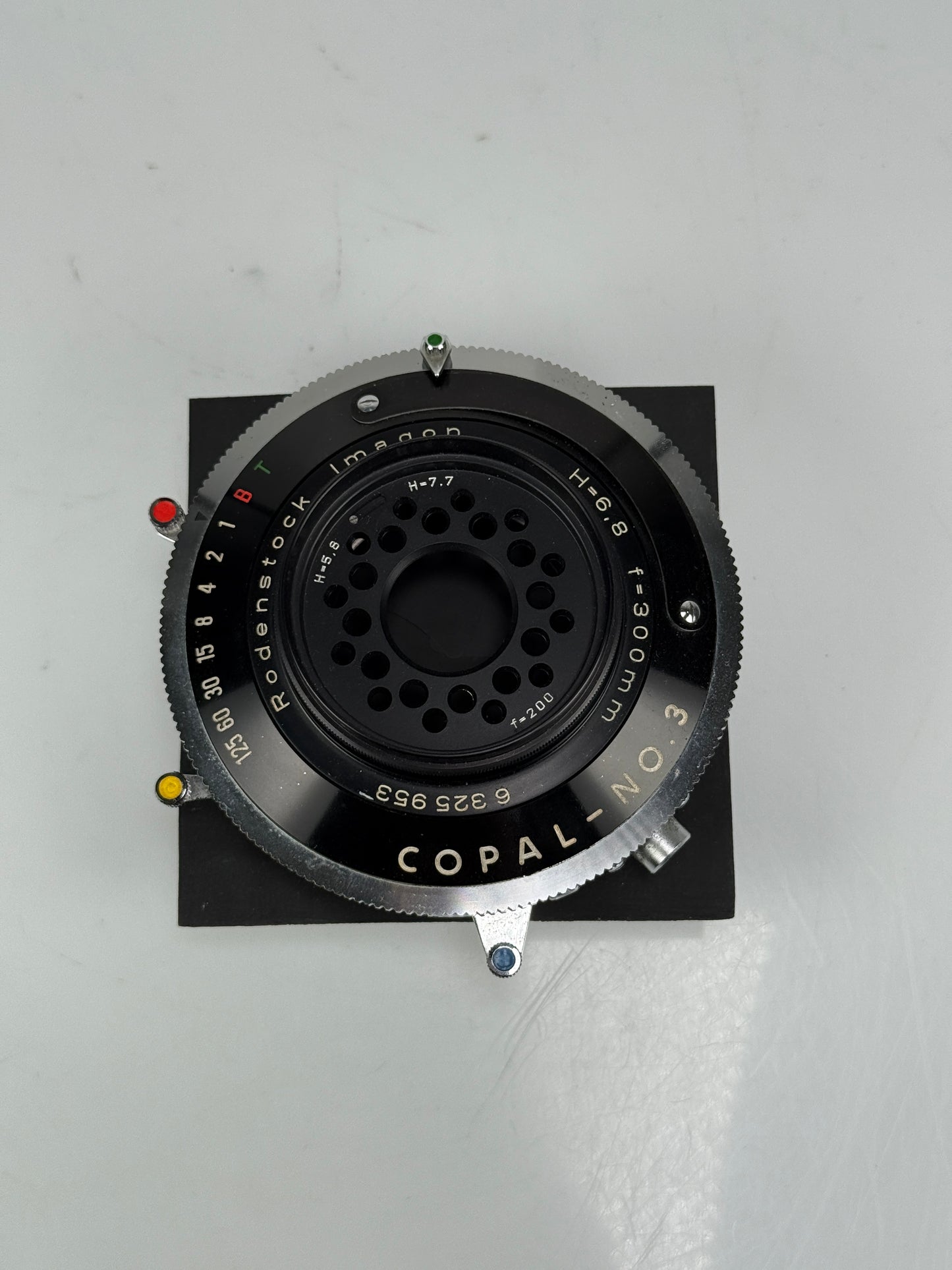 Rodenstock Imagon 300mm f6.8 Lens Copal No.3 Shutter