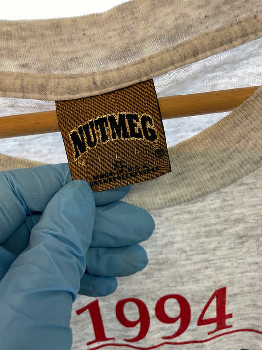 Vintage Nutmeg Kelly Green Philadelphia Eagles T-Shirt L 1994 calendar