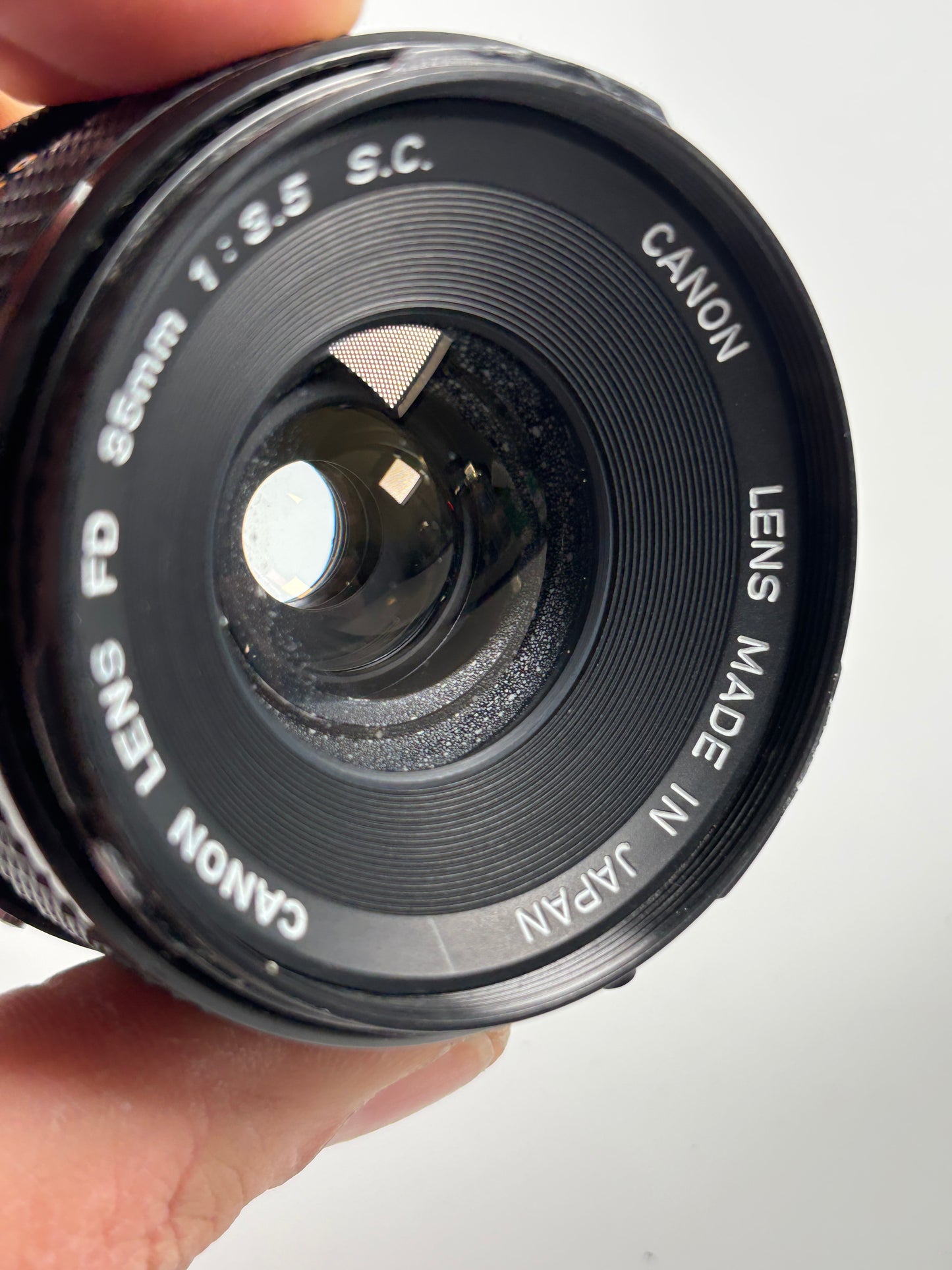 Canon 35mm F3.5 SC FD Breech Mount prime lens
