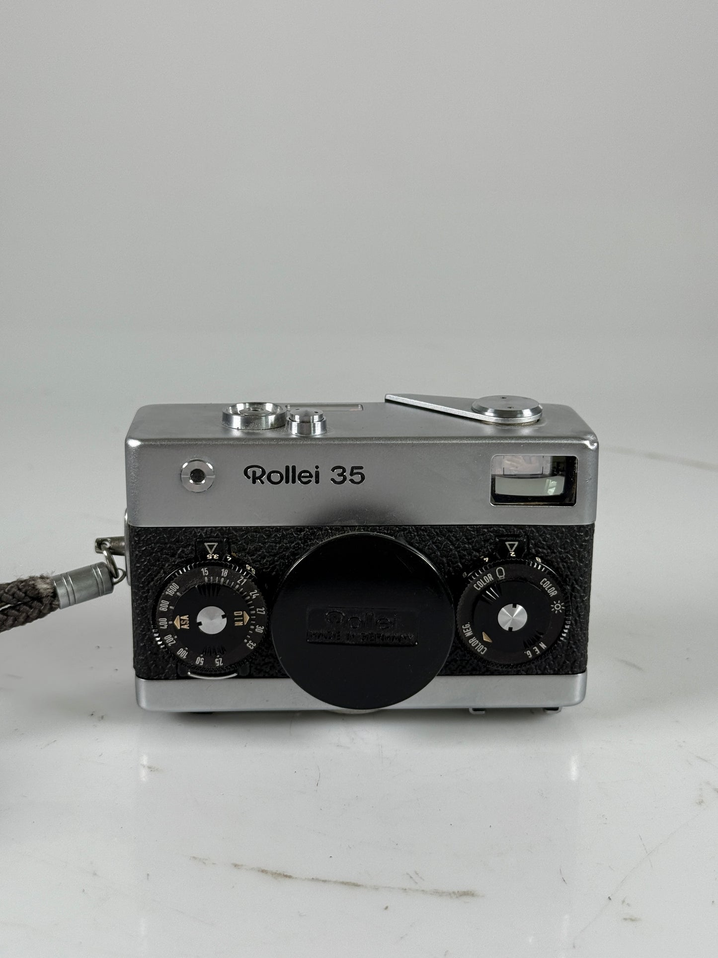 Rollei 35 Film Camera w/ Carl zeiss Tessar 40mm F3.5 Chrome Silver Honeywell Germany