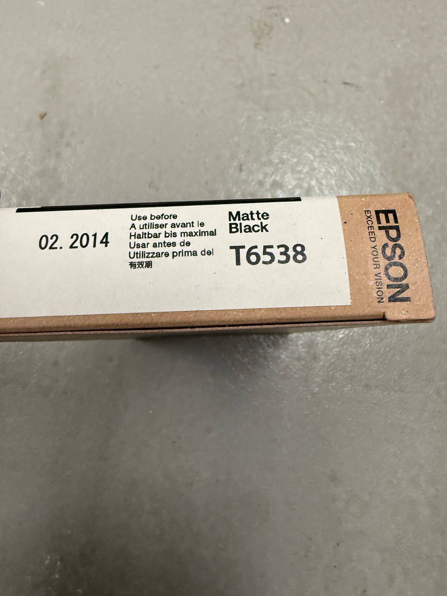 Epson T6538 Matte Black Ink Cartridge 200ml Stylus Pro 4900 Genuine NEW
