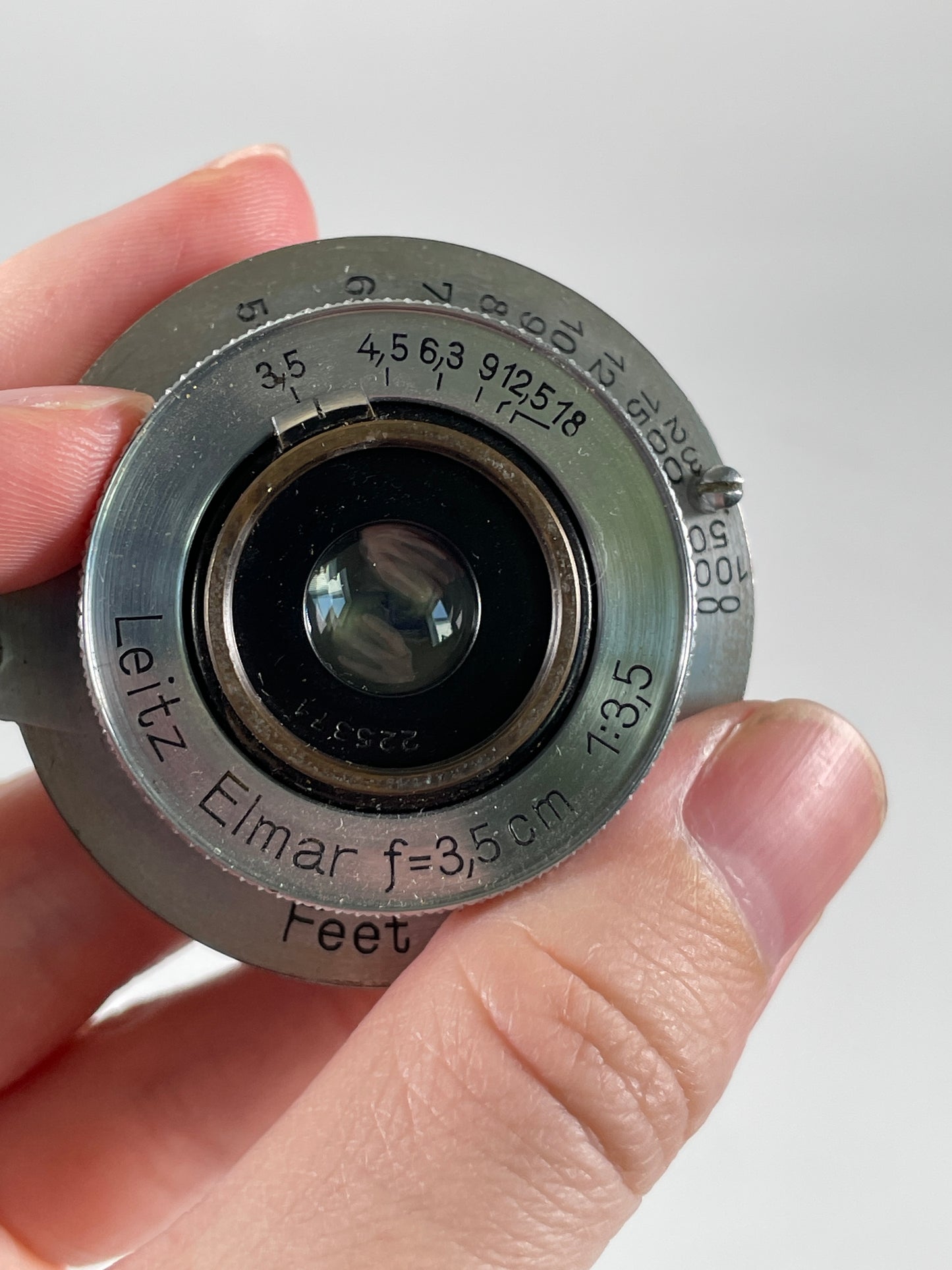 Leica LTM SM 35mm 3.5cm f3.5 Elmar lens Early 1934