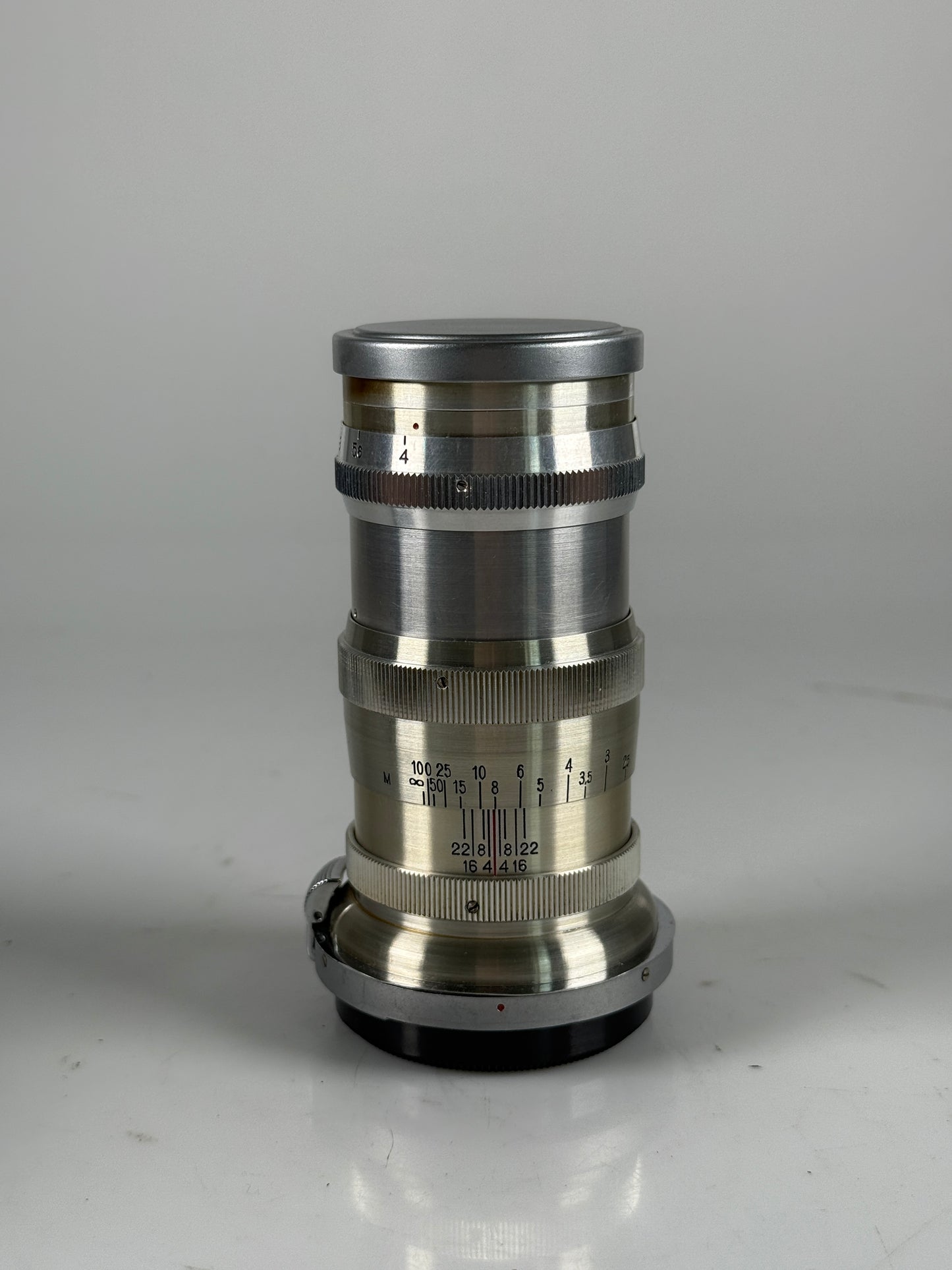 JUPITER 11 Soviet Vintage lens 135mm f4 Contax Mount - Silver Telephoto lens