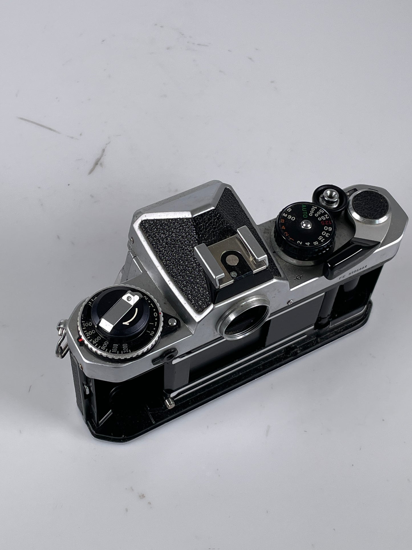 Nikon FE silver chrome 35mm SLR Film Camera Body