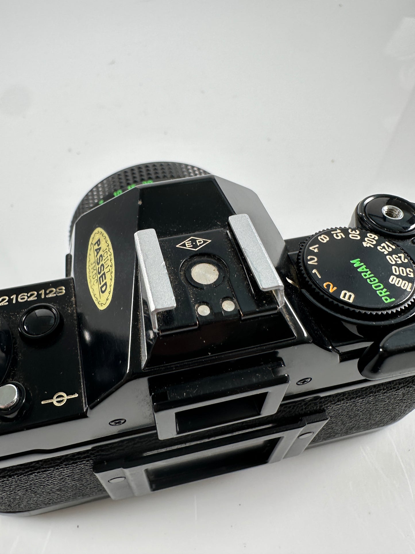 CANON AE-1 program black SLR 35mm Film Camera with 50mm f1.8 E-P rare