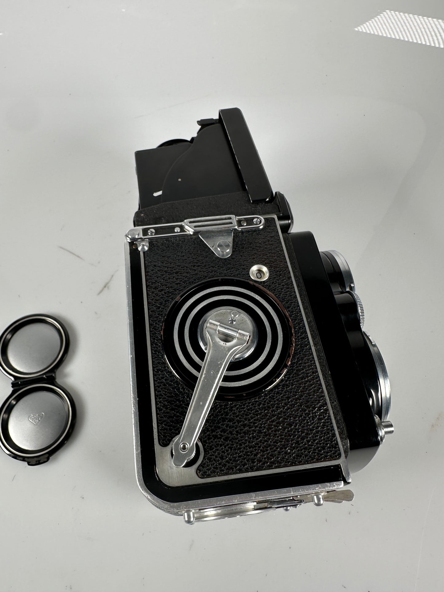 Rolleiflex 2.8D Medium Format Film Camera W/ Xenotar 80mm f2.8 Lens