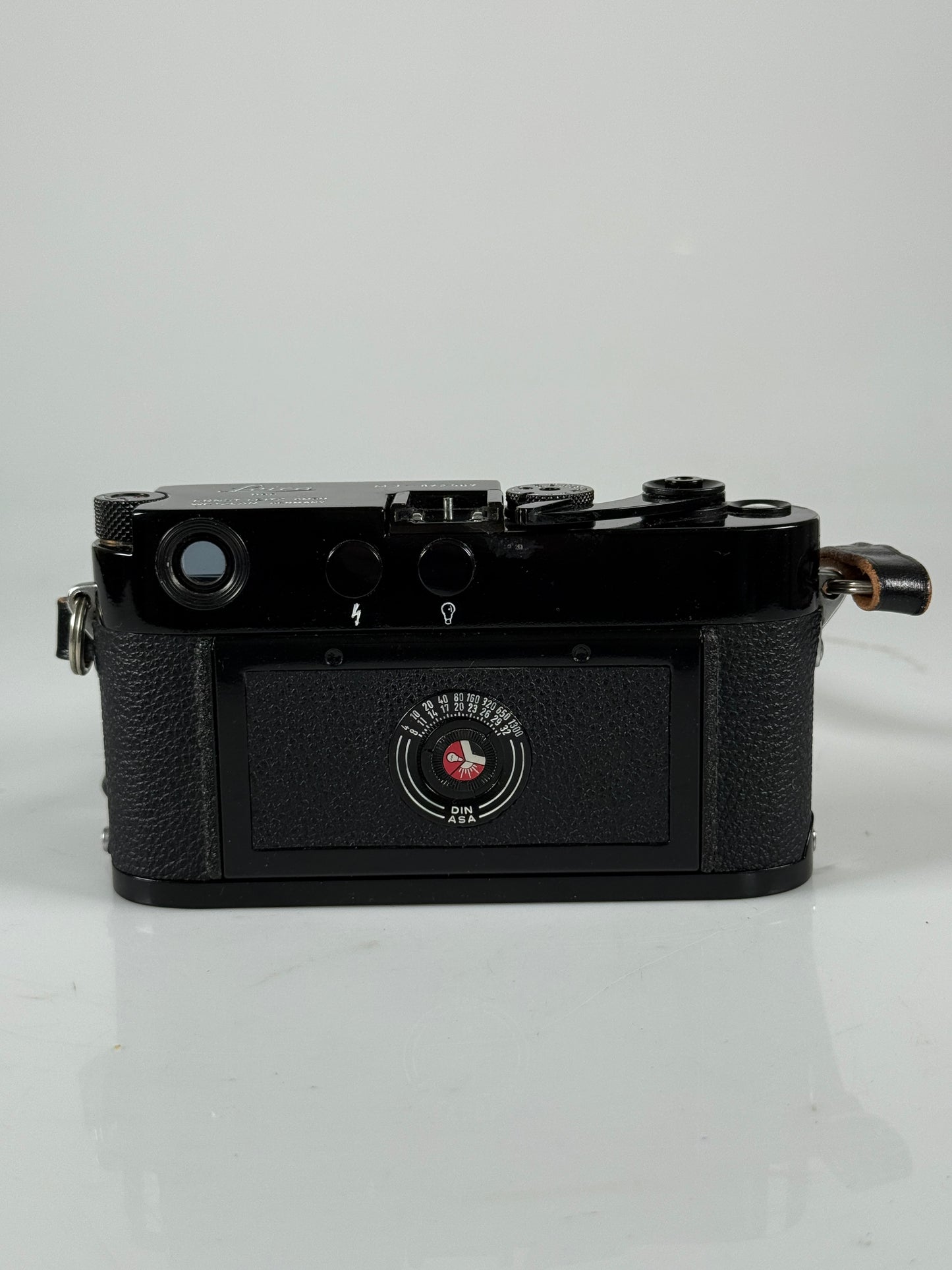 Leica M3 DS black paint repaint 35mm rangefinder film camera body Double stroke