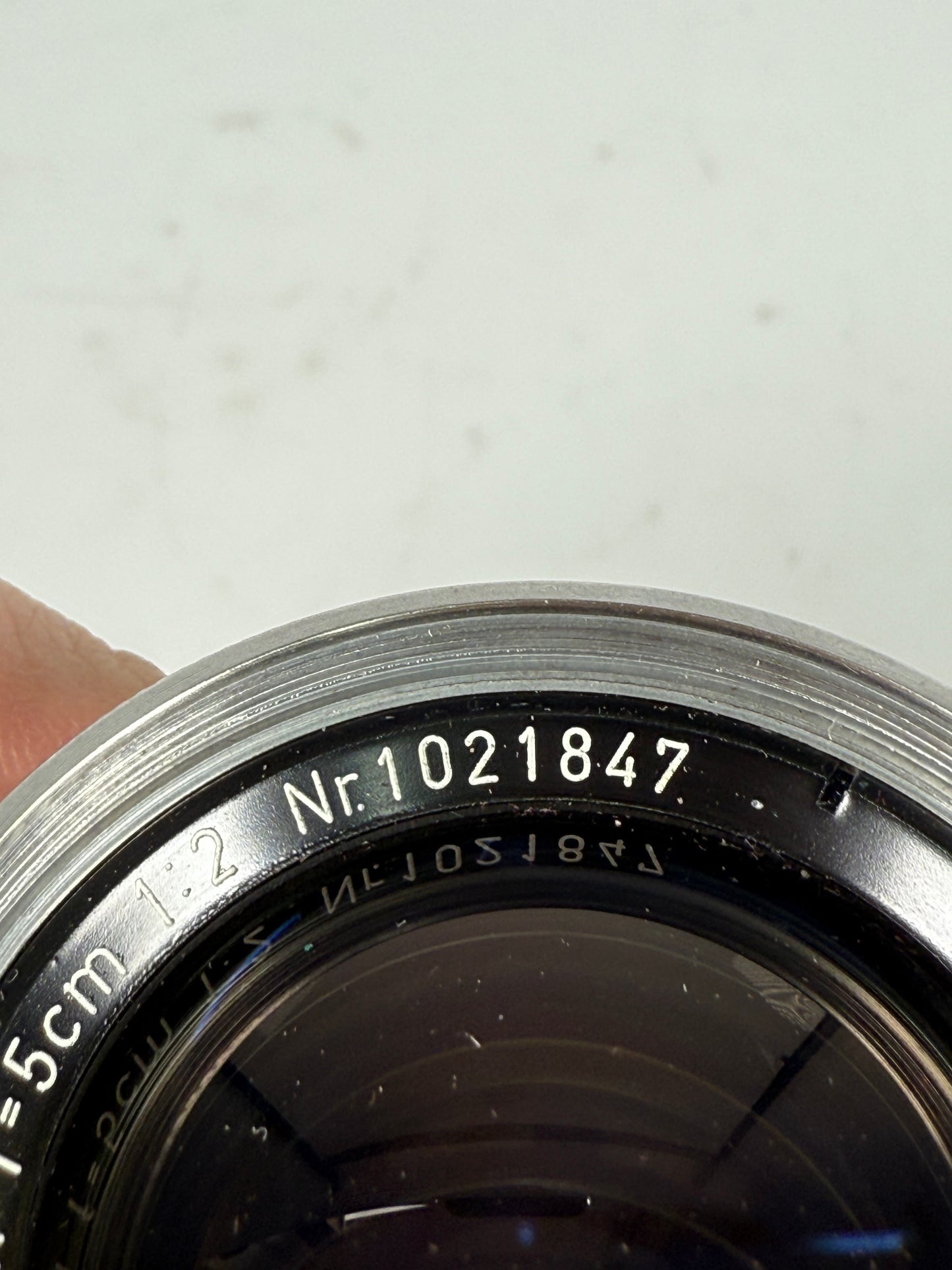 Leica 50mm f2 Summicron Radioactive L39 LTM Screwmount Rangefinder Lens