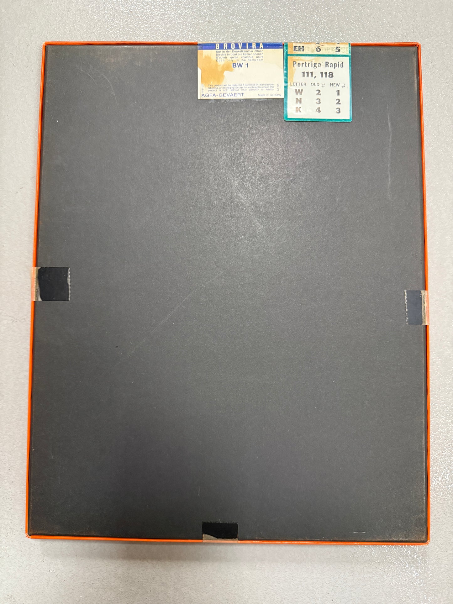 Agfa Brovira Photo Paper 50 Sheets 11x14 inch BW 1 Grade 1