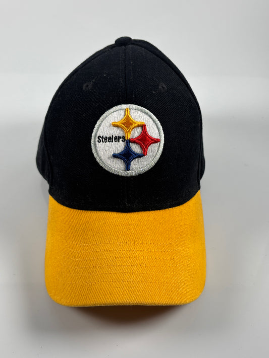 NFL Pittsburgh Steelers Reebok Hat Adult Structured Adjustable Fit Curved Brim