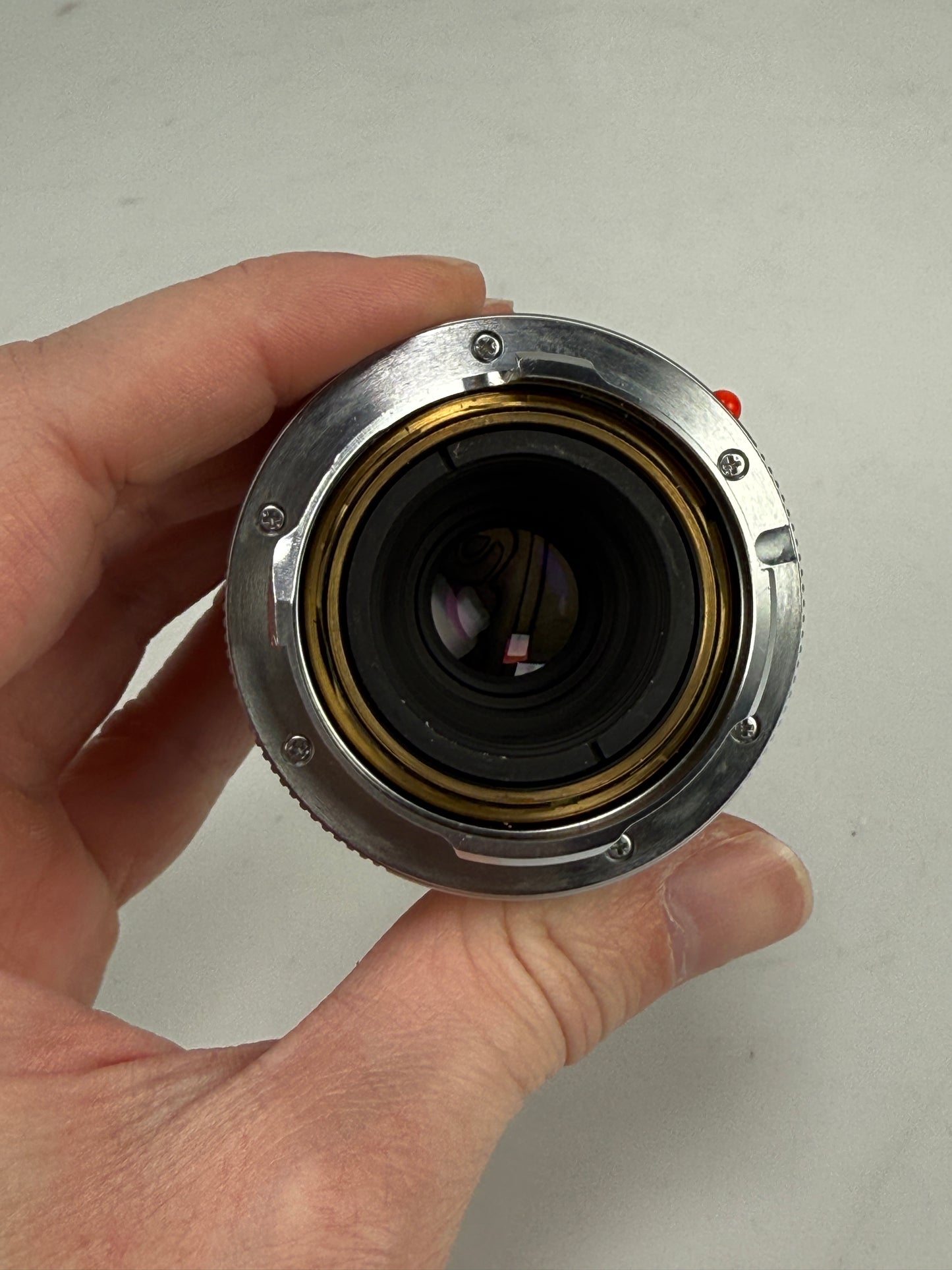 Leica HANSA 50mm Elmar-m f2.8 Silver Chrome Lens RARE