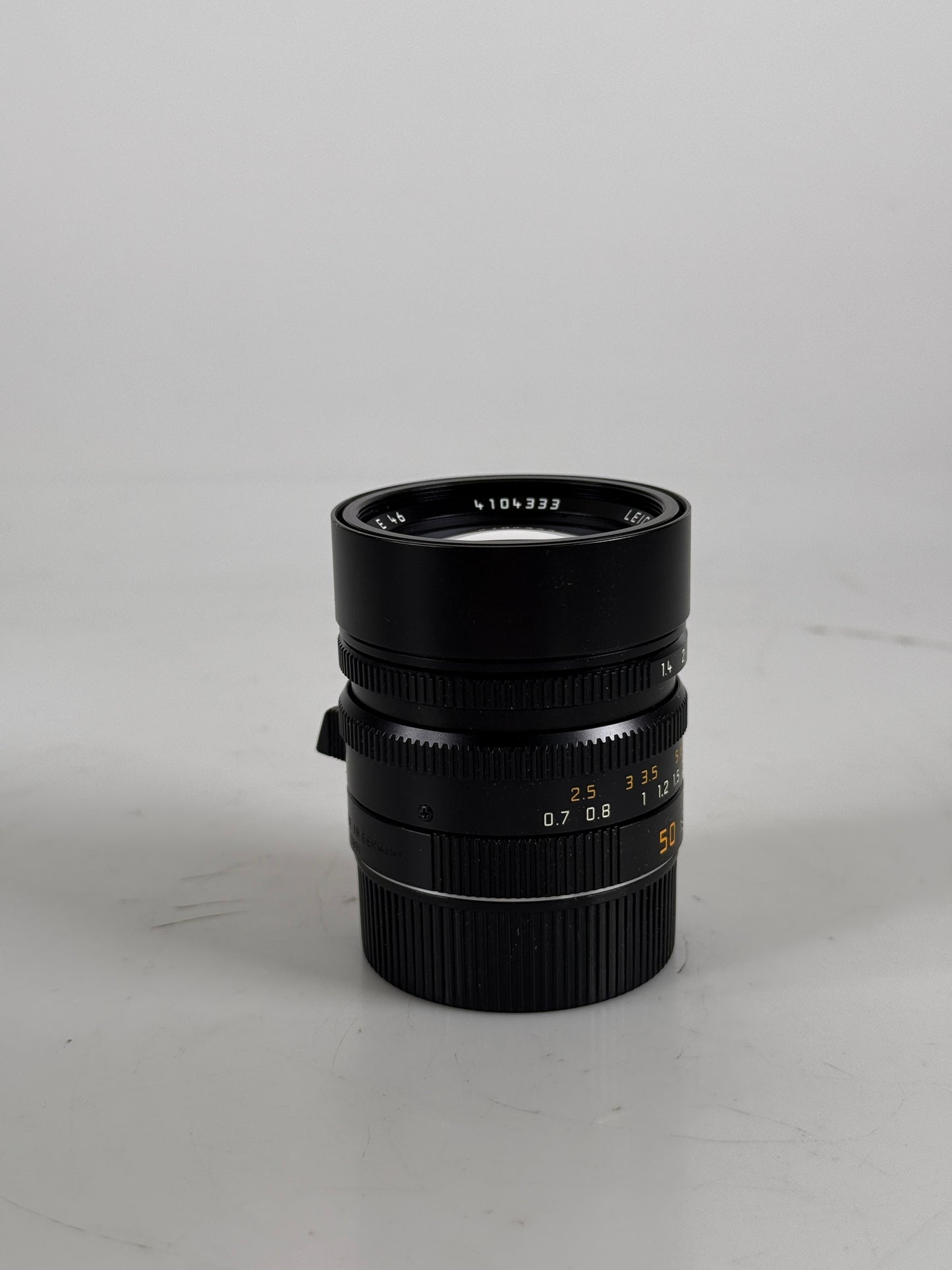 LEICA 50MM SUMMILUX-M F1.4 ASPH 6BIT BLACK LENS 11891