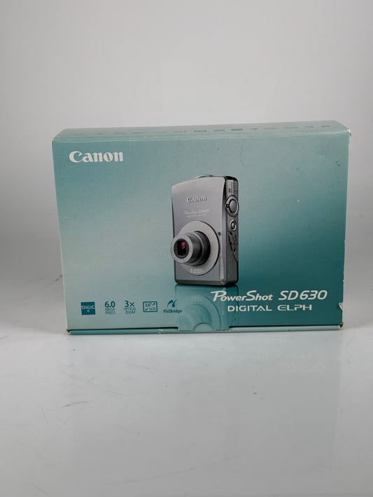 Canon PowerShot Digital ELPH SD630 / Digital IXUS 65 6.0MP
