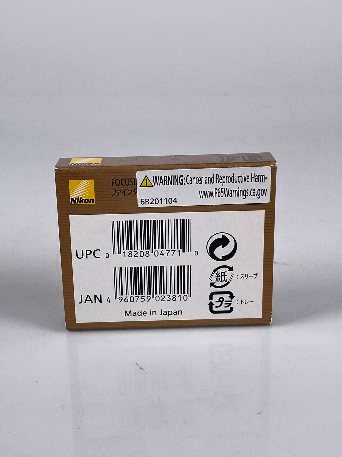 Genuine Nikon focusing screen TYPE J For Nikon F6