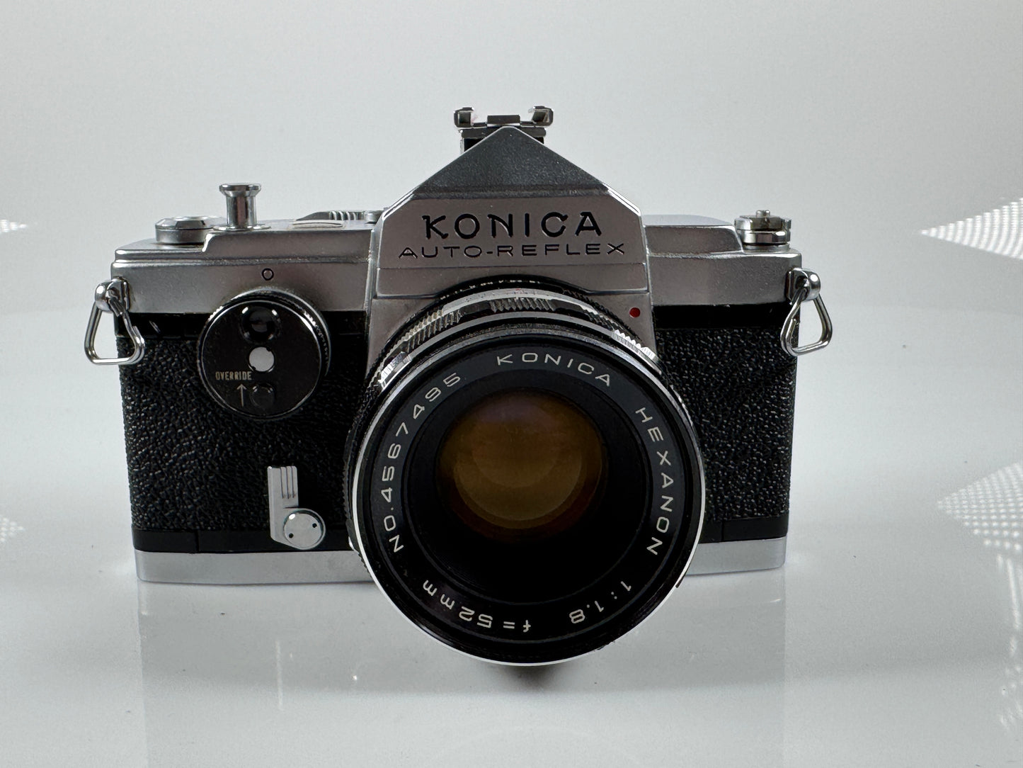 Konica Auto-Reflex W/ Hexanon 52mm f1.8 35mm Full/Half Frame Camera