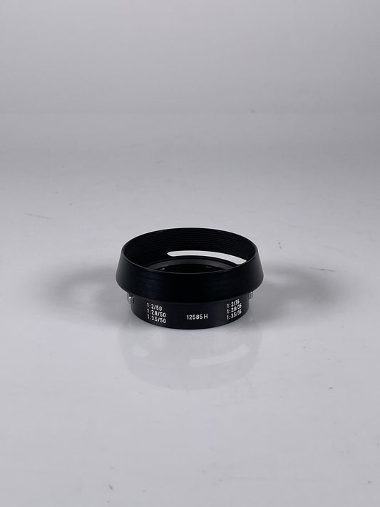 Leica Leitz Wetzlar 12585 H Summicron Metal Lens Hood 50mm 35mm f/2 f/2.8 f/3.5