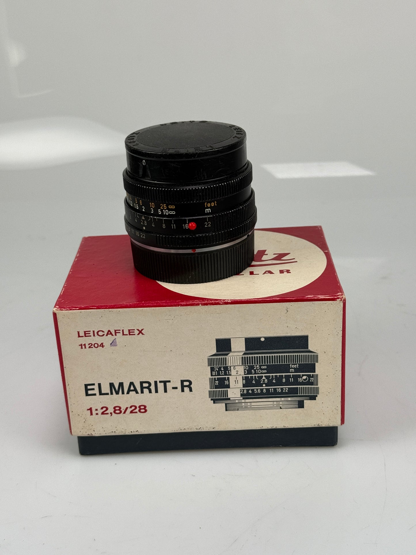 Leica Wetzlar ELMARIT-R 28mm F2.8 3 Cam R Mount Lens