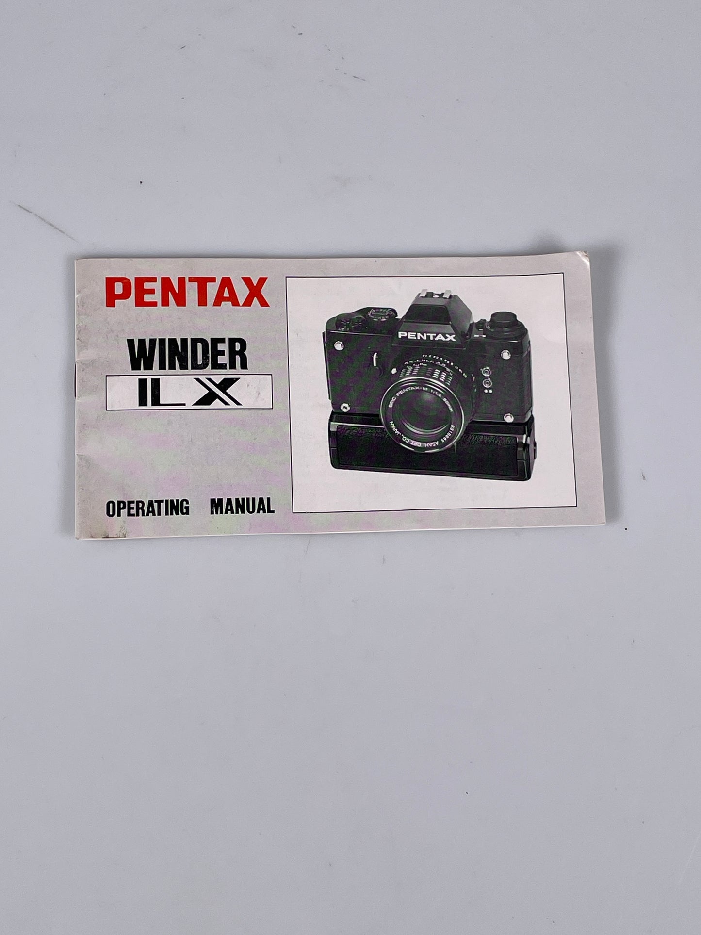 Pentax LX winder Film Camera Instruction Manual
