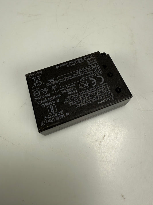 Canon OEM LP-E17 Battery for EOS 77D M3 M5 800D 750D 760D T6i T6s T7i